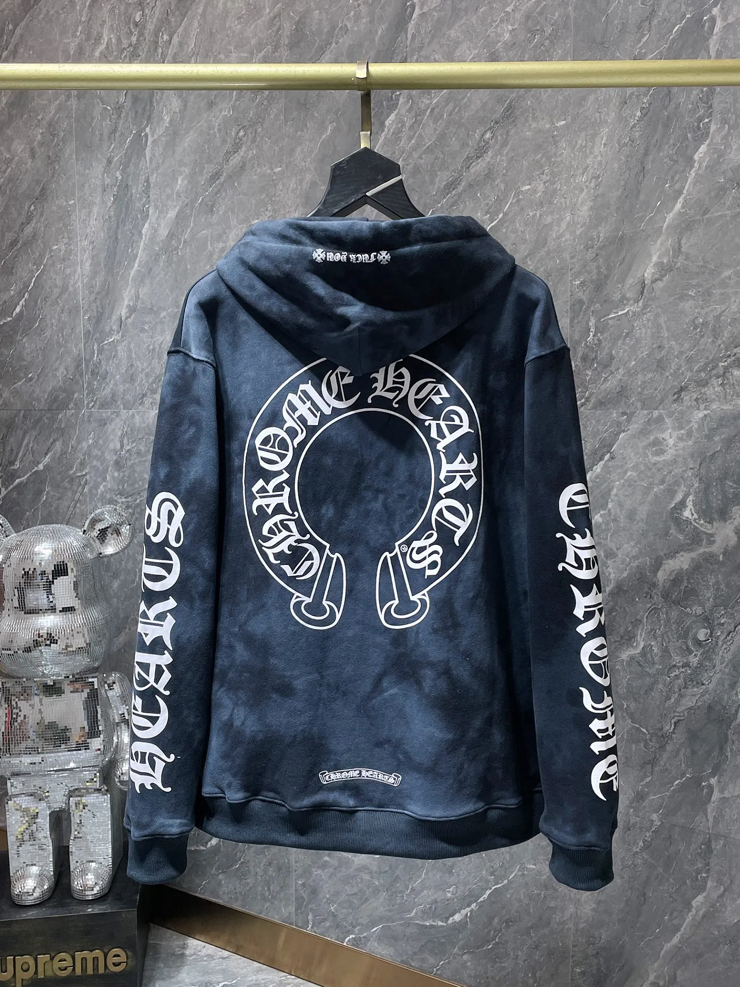 P252 Chrome Hearts 24ss High-weight, environmentally friendly and high-quality top-grade fabric Horseshoe tie-dyed hoodie pullover sweatshirt Imported environmentally friendly glue printing and dyeing Counter synchronization 1:1 replica version Recommended color: tie dyeing Code number: S, M, L, XL